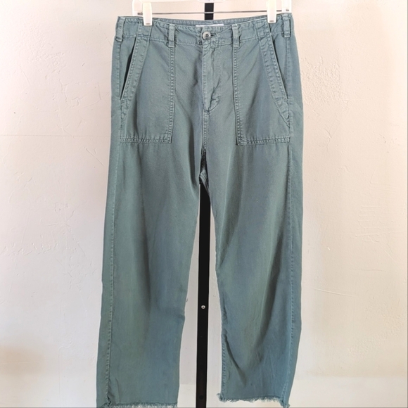 The Great "Ranger" Cropped Relaxed Fit Pants Green Size 27 - Picture 12 of 14